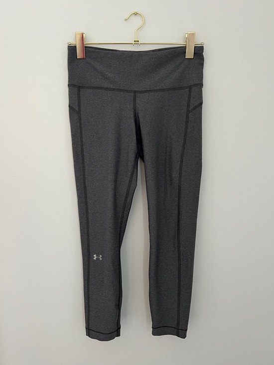 Under Armour Pants - Under Armour Compression HEATGEAR Gray Capri Leggings Style #1352538 Size M